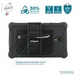 Mobilis 067014 PROTECH - Case + 360 rotating handstrap + kickstand for Galaxy Tab Active5 8''