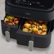 Philips 5000 series NA551/00 fryer Double 9 L Stand-alone 2750 W Hot air fryer Black, Silver
