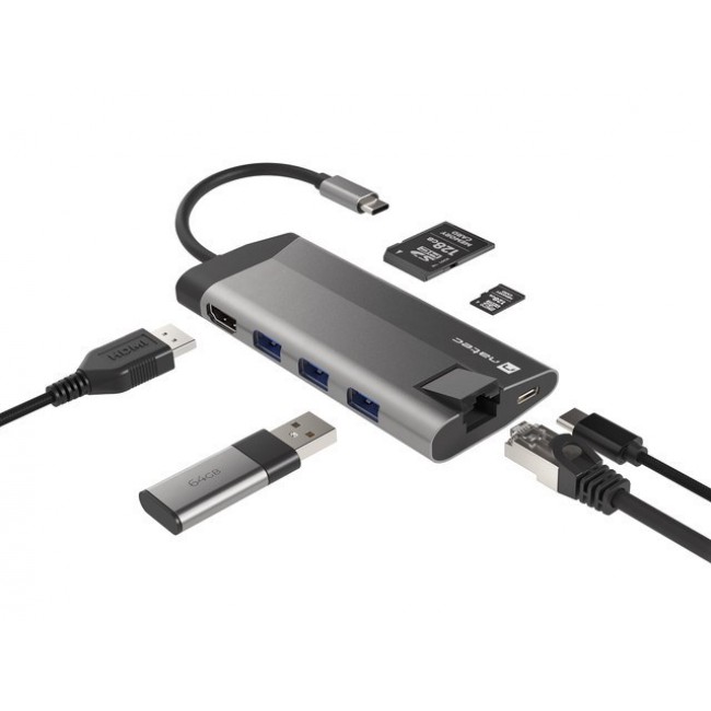 NATEC Fowler Plus USB Type-C Black, Grey NATEC Fowler Plus USB Type-C Black, Grey