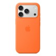 Apple iPhone 17 Pro Silicone Case with MagSafe Orange Apple iPhone 17 Pro Silicone Case with MagSafe Orange