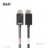 CLUB3D DisplayPort 2.1 Bi-Directional VESA DP80 Certified Cable 4K240Hz, 8K60Hz or 10K60Hz M/M 1.6m/5.25ft