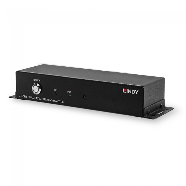 Lindy 2 Port Dual Head DisplayPort 1.2 KVM Switch Lindy 2 Port Dual Head DisplayPort 1.2 KVM Switch