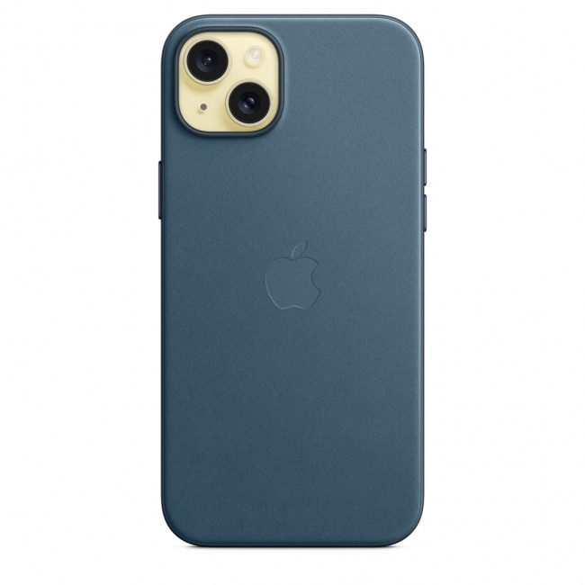 Apple iPhone 15 Plus FineWoven Case with MagSafe - Pacific Blue Apple iPhone 15 Plus FineWoven Case with MagSafe - Pacific Blue