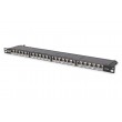 Digitus CAT 6, Class E High Density Patch Panel, shielded, black Digitus CAT 6, Class E High Density Patch Panel, shielded, black