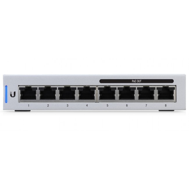 Ubiquiti UniFi 5 x Switch 8 Managed Gigabit Ethernet (10/100/1000) Power over Ethernet (PoE) Grey