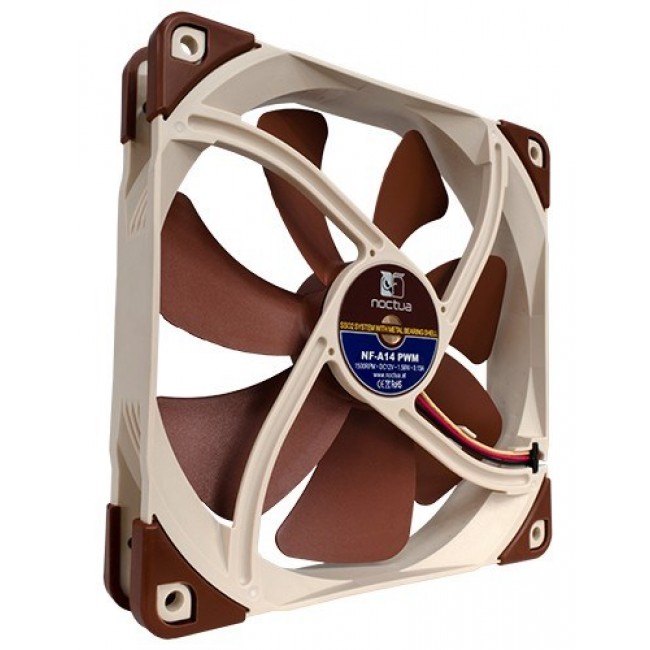 Noctua NF-A14 PWM Computer case Fan 14 cm Brown Noctua NF-A14 PWM Computer case Fan 14 cm Brown