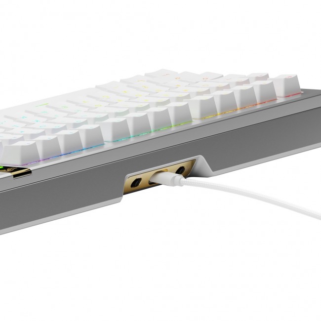 Glorious Gaming GMMK 3 PRO HE 75% Prebuilt Wired Silver - US Glorious Gaming GMMK 3 PRO HE 75% Prebuilt Wired Silver - US