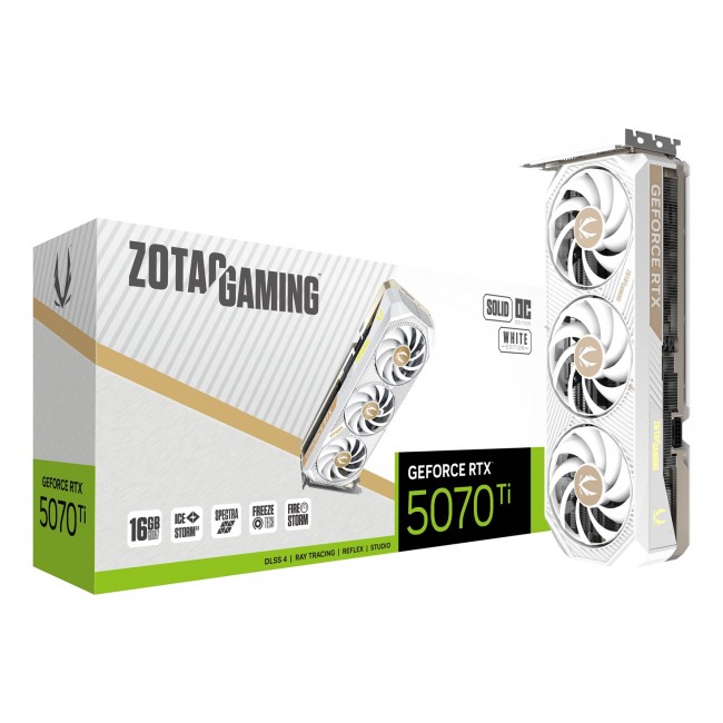 Zotac GAMING GeForce RTX 5070 Ti SOLID CORE OC NVIDIA 16 GB GDDR7 Zotac GAMING GeForce RTX 5070 Ti SOLID CORE OC NVIDIA 16 GB GDDR7