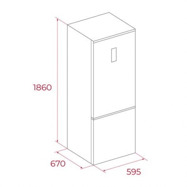 Teka RBF 54650 SS Fridge-freezer Total No Frost 401 L stainless steel Teka RBF 54650 SS Fridge-freezer Total No Frost 401 L stainless steel