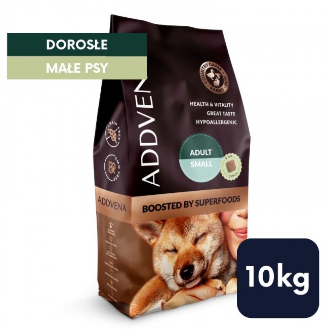ADDVENA Boosted by superfoods Adult Small Beef - dry dog food - 10kg ADDVENA Boosted by superfoods Adult Small Beef - dry dog food - 10kg