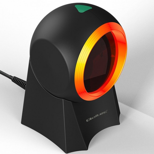 Qoltec 50857 Wired desktop barcode scanner 1D | 2D Qoltec 50857 Wired desktop barcode scanner 1D | 2D