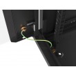 Lanberg wall-mounted installation rack cabinet 19'' 27U 600x600mm black (glass door) Lanberg wall-mounted installation rack cabinet 19'' 27U 600x600mm black (glass door)