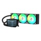 TRYX PANORAMA ARGB 360 Processor Liquid cooling kit 12 cm Black 1 pc(s)