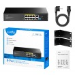 Cudy GS1010PE network switch Unmanaged Gigabit Ethernet (10/100/1000) Power over Ethernet (PoE) Black Cudy GS1010PE network switch Unmanaged Gigabit Ethernet (10/100/1000) Power over Ethernet (PoE) Black