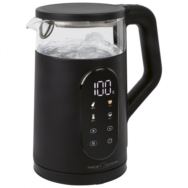ProfiCook PC-WK 1328 electric kettle 1.7 L 2200 W Black, Transparent ProfiCook PC-WK 1328 electric kettle 1.7 L 2200 W Black, Transparent