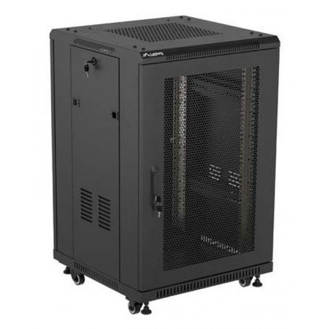 Lanberg FF01-6618-23B rack cabinet 18U Freestanding rack Black Lanberg FF01-6618-23B rack cabinet 18U Freestanding rack Black