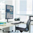 Fellowes Ergonomics freestanding arm for 2 monitors - Seasa vertical - former Professional Series 