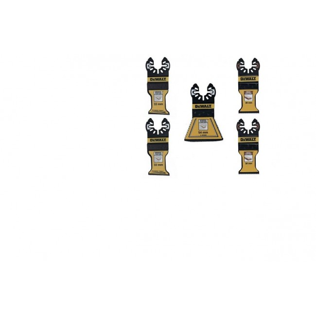 DEWALT Multi-tool set of jigsaw blades, 5 pieces DEWALT Multi-tool set of jigsaw blades, 5 pieces