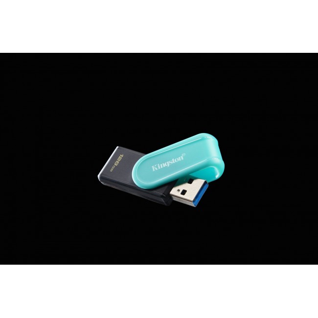 Kingston Technology DataTraveler 128GB Portable USB 3.2 Gen 1 Exodia S (Black/Turquoise) Kingston Technology DataTraveler 128GB Portable USB 3.2 Gen 1 Exodia S (Black/Turquoise)