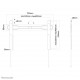 Neomounts LED-W600BLACK TV mount wall 37-75 Neomounts LED-W600BLACK TV mount wall 37-75