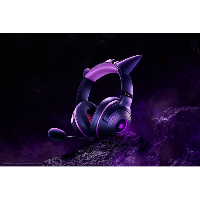 Razer Kraken Kitty V2 - Pokemon Gengar Ed. Headset Wired Head-band Gaming USB Type-A Pink Razer Kraken Kitty V2 - Pokemon Gengar Ed. Headset Wired Head-band Gaming USB Type-A Pink