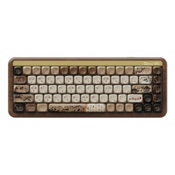 Akko MU01 Mountain Seclusion keyboard Gaming USB + RF Wireless + Bluetooth QWERTY US English Wood