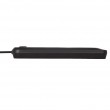 Maclean power strip, 5 socket extension cable + 3xUSB, 110-240V AC 50/60Hz, 2.1A max 2500W, 1.5m, black, MCE395 B