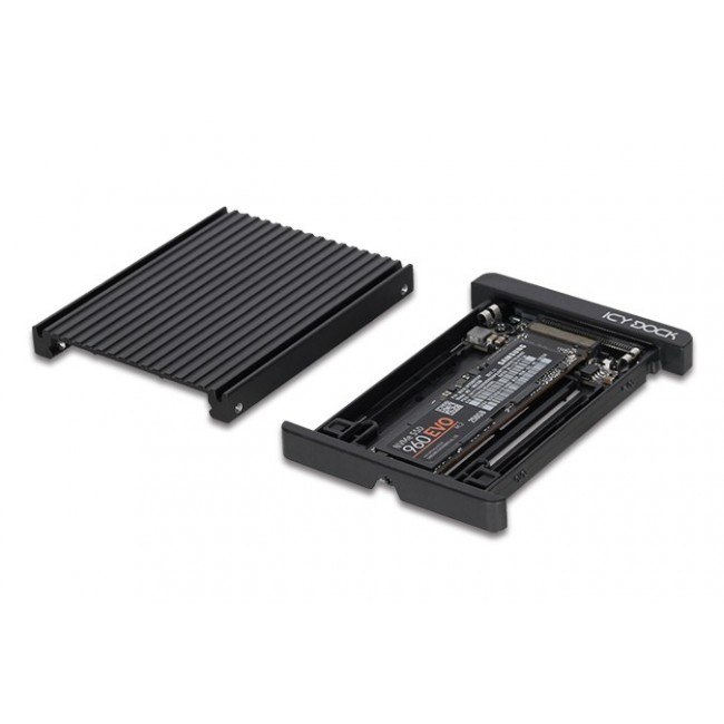 Icy Dock MB705M2P-B storage drive enclosure SSD enclosure Black M.2 Icy Dock MB705M2P-B storage drive enclosure SSD enclosure Black M.2