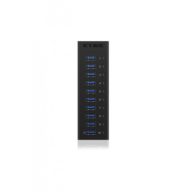 ICY BOX IB-AC6110 USB 3.2 Gen 1 (3.1 Gen 1) Type-B 5000 Mbit/s Black