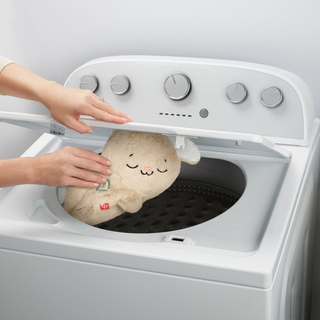 Fisher-Price Soothe & Settle Bunny Plush Baby Toy & Customizable Sound Machine with Motion