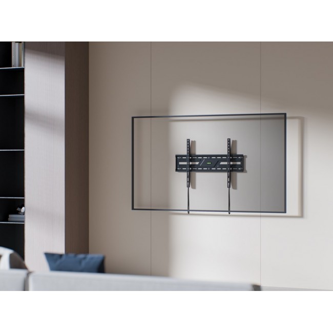Gembird WM-86F-01 TV wall mount (fixed), 37 -86 , black
