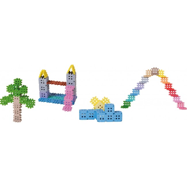 MARIOINEX Mini Waffle Pastel Building Blocks, 300 pieces