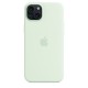Silicone Apple case for iPhone 15 Plus Mint