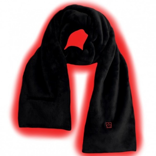 Glovii GA1B winter sport body protection Heated scarf Skiing, Snowboarding Unisex Polyester Black
