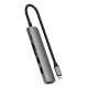 Satechi ST-P6SM interface hub USB Type-C 10000 Mbit/s Grey