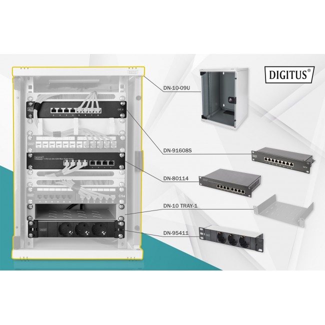 Digitus Network Set - 254 mm (10 Digitus Network Set - 254 mm (10