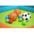 Bestway Kick N Swish 3-in-1 Multi-Use Inflatable Ball Pit with 18 Play Balls