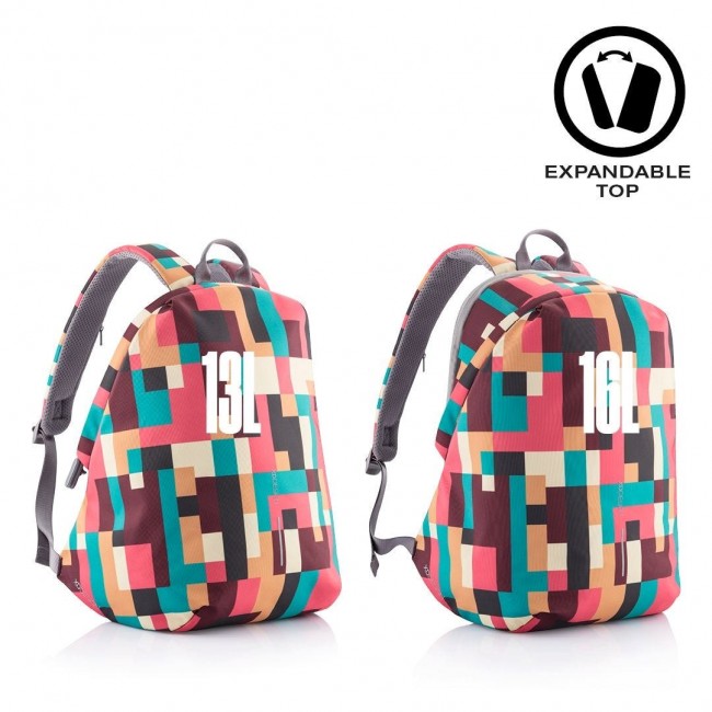 XD DESIGN ANTI-THEFT BACKPACK BOBBY SOFT GEOMETRIC P/N: P705.867 XD DESIGN ANTI-THEFT BACKPACK BOBBY SOFT GEOMETRIC P/N: P705.867