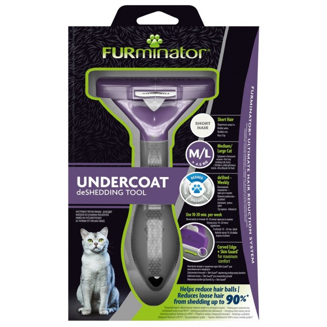 FURminator - furminator for short-haired cats - M/L FURminator - furminator for short-haired cats - M/L