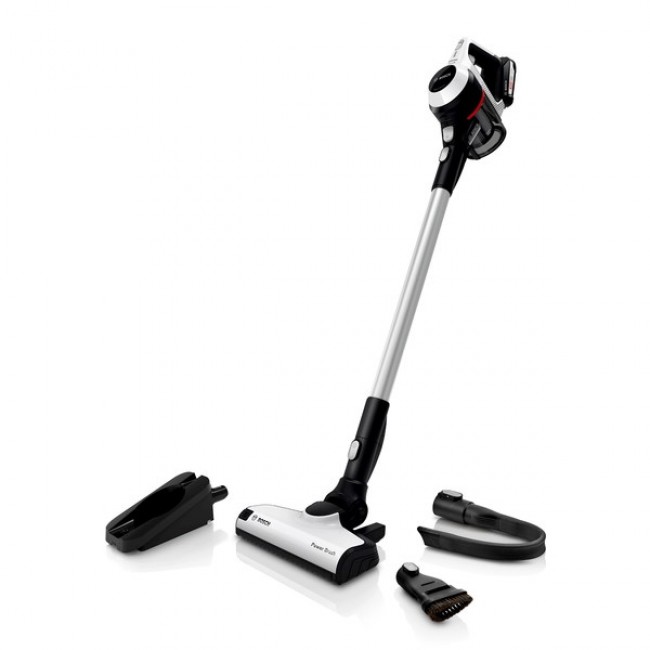 Bosch Serie 6 BCS61113 stick vacuum/electric broom 2-in-1 stick vacuum Battery Dry Bagless White Bosch Serie 6 BCS61113 stick vacuum/electric broom 2-in-1 stick vacuum Battery Dry Bagless White