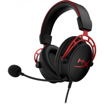 HyperX Cloud Alpha - Gaming Headset (Black-Red) Wired Head-band Black, Red