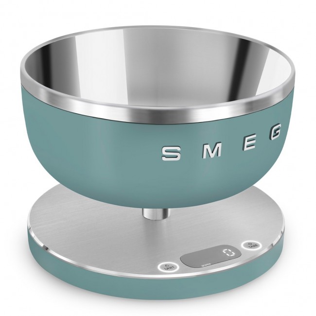 Smeg KSC01EGMWW kitchen scale Light Green, Stainless steel Countertop Round Electronic kitchen scale