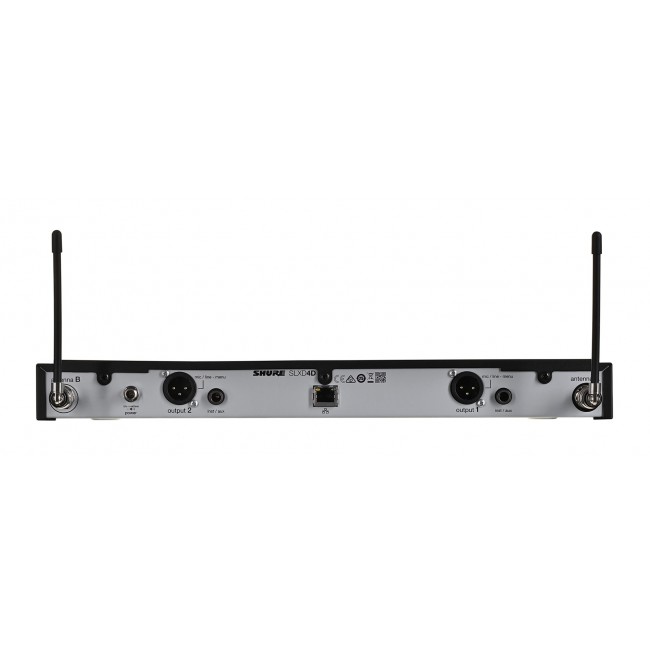 Shure SLXD24DE/B58-G59 - dual digital wireless system with two transmitters/handheld microphones (470 - 514 MHz)