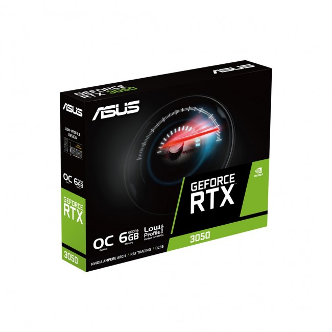 ASUS GeForce RTX 3050 LP BRK OC Edition NVIDIA 6 GB GDDR6 ASUS GeForce RTX 3050 LP BRK OC Edition NVIDIA 6 GB GDDR6