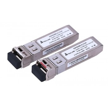 Extralink SFP+ WDM Module SFP+ 10G 10Gbps 1270/1330nm, single mode, 40km, LC, DOM, pair