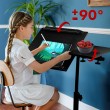 Maclean mobile desk/laptop stand, black, height adjustment 59-89cm, max. 30kg , MC-121 B
