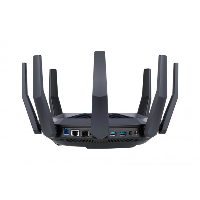 ASUS RT-AX89X AX6000 AiMesh wireless router Ethernet Dual-band (2.4 GHz / 5 GHz) Black