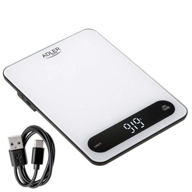 Adler AD 3177wb Electronic kitchen scale White, Black