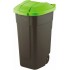 Curver 214125 trash can 110 L Rectangular Plastic Black, Green