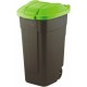 Curver 214125 trash can 110 L Rectangular Plastic Black, Green